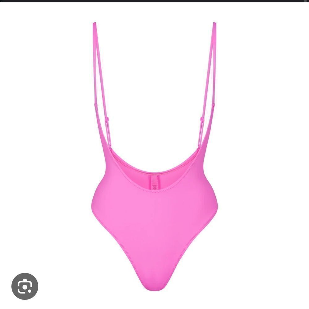 NWT SKIMS  signature swim open bust one piece  L